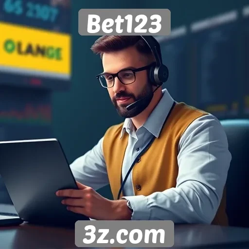 Funcionalidades de suporte ao cliente no Bet123